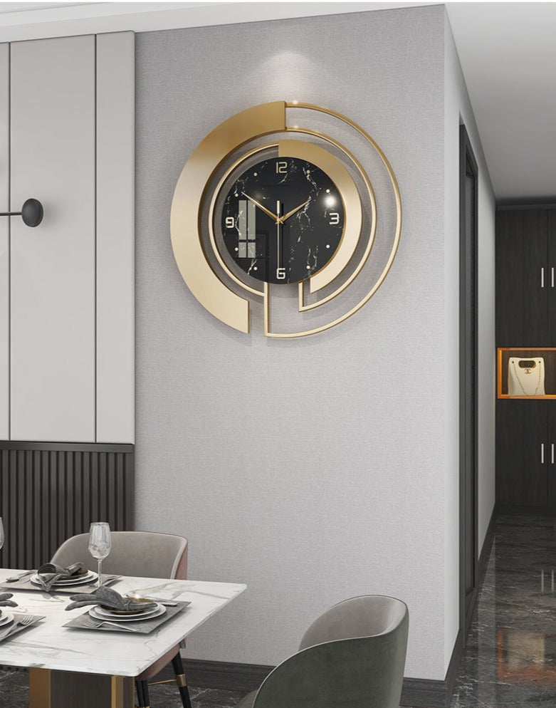 Atmosphere Net Red Style Lighting Luxury Wall Clock, ibuyxi.com