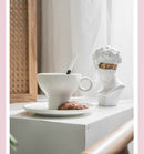 Matte Black Coffee Cup Set Porcelain Tea Cups - view 9