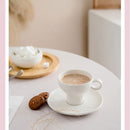 Matte Black Coffee Cup Set Porcelain Tea Cups - view 8