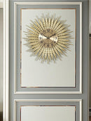 Nordic Atmosphere Golden Wall Clock, ibuyxi.com