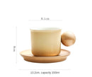Ceramic Coffee Mug and Dish Tea Set, ibuyxi.com