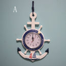 Nautical Beach Theme Life Ring Clock, ibuyxi.com