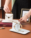 Creative Handbag Shaped Mug Set for Gifts, ibuyxi.com