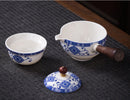 Unique Flowers and Handmade Stone Tea Set, ibuyxi.com