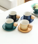 Ceramic Coffee Mug and Dish Tea Set, ibuyxi.com