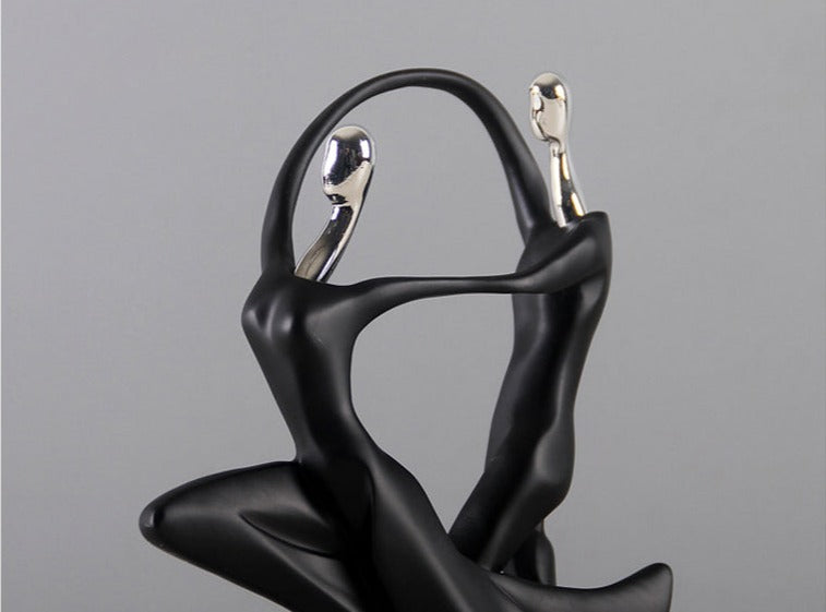 Romantic Art & Modern Resin Dancing Couple Statue, ibuyxi.com
