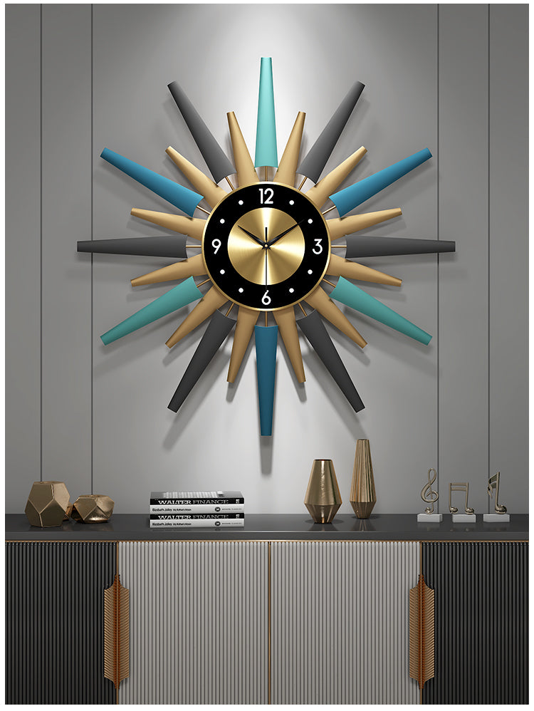 Nordic Metal Modern Wall Clock, ibuyxi.com