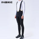 INBIKE Winter Men's Cycling Bib Pants Padding Professional Fleece Strap Trousers