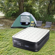 Insulated Elevated Camping Air Mattress with Built-In Pump