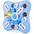 Interactive Dog Puzzle Feeder with Sliding Compartments