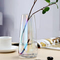 Iridescent Holographic Glass Flower Vase