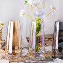Iridescent Holographic Glass Flower Vase