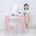 Kids Vanity Table Set with Mirror