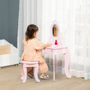 Kids Vanity Table Set with Mirror