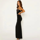 Lace Trim Sexy Backless Party Club Birthday Maxi Y2K Dress for Women Summer 2026