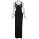 Lace Trim Sexy Backless Party Club Birthday Maxi Y2K Dress for Women Summer 2026