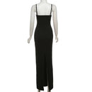 Lace Trim Sexy Backless Party Club Birthday Maxi Y2K Dress for Women Summer 2026