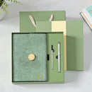 Leather-Bound Journal Gift Set with Pen