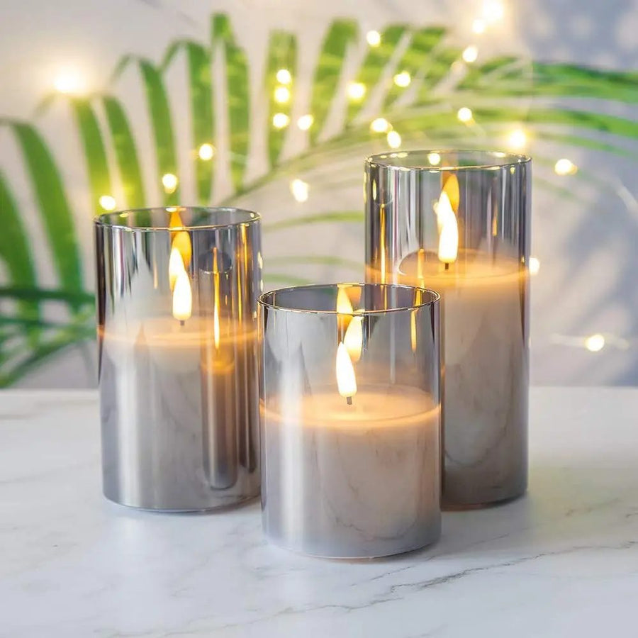 LED Window Candles with Timer