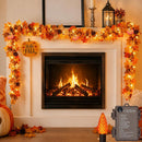 Lighted Fall Harvest Garland 10FT