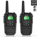 Long-Range Rechargeable Walkie Talkie Pair