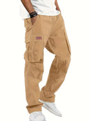 Loose Straight Leg Multi-Pocket Work Pants