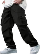 Loose Straight Leg Workwear Pants