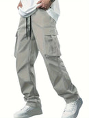 Loose Straight Leg Workwear Pants