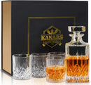 Crystal Whiskey Decanter 5-Piece Gift Set