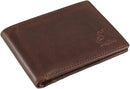 Full-Grain Leather RFID Bifold Wallet for Men