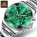 OLEVS 2870 Men's Chronograph Luxury Watch - Stainless Steel