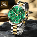 OLEVS 2870 Men's Chronograph Luxury Watch - Stainless Steel