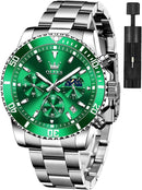 OLEVS 2870 Men's Chronograph Luxury Watch - Stainless Steel
