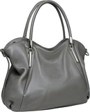Top-Layer Cowhide Leather Hobo Tote Handbag