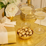 Vintage Crystal Champagne Coupe Glasses