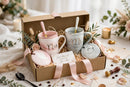 Mr and Mrs Marble Mug Gift Set - wedding gift presentation in gift box