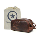 Men's Buffalo Leather Dopp Kit Toiletry Bag
