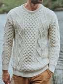 Men's Cable-Knit Fisherman Sweater