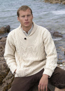 Men's Cable-Knit Fisherman Sweater