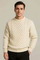 Men's Cable-Knit Fisherman Sweater