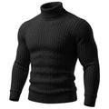 Men's Cable Knit Turtleneck Pullover Sweater Warm Soft Thermal Jumper Winter Fit