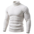 Men's Cable Knit Turtleneck Pullover Sweater Warm Soft Thermal Jumper Winter Fit
