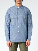 Men's Chambray Denim Work Shirt