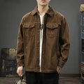 Men's Corduroy Button-Front Overshirt