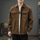 Men's Corduroy Button-Front Overshirt