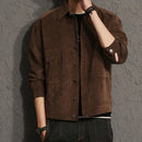 Men's Corduroy Button-Front Overshirt