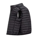 Men's Cotton-Padded Quilted Puffer Vest