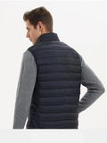 Men's Cotton-Padded Quilted Puffer Vest