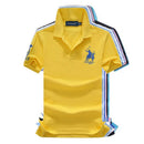 Men's Embroidered Cotton Polo Shirt