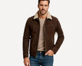 Men's Faux Suede Jacket